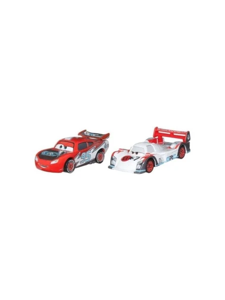 Disney Cars Cars Ikili Karakter Araçlar Lıghtnıng Mcqueen - Shu Todorokı DXV99-HTX12 - Resim 2