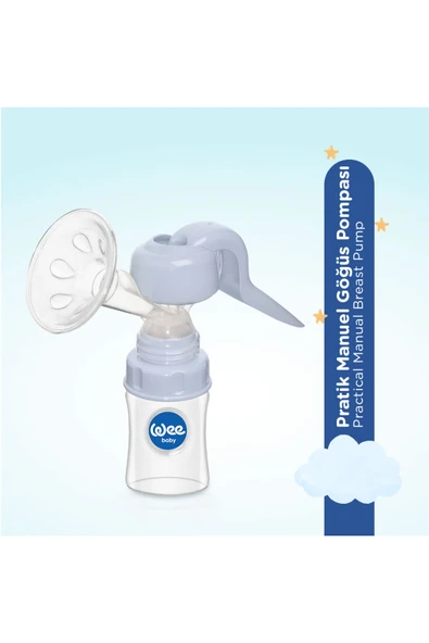 Wee Baby 752 Pratik Manuel Göğüs Pompası 150 Ml - Resim 2