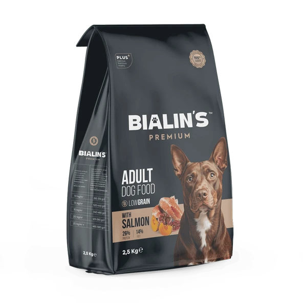 Bialins Premium Yetişkin Köpek Maması Somonlu 2.5kg ürün görseli