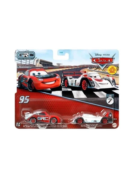 Disney Cars Cars Ikili Karakter Araçlar Lıghtnıng Mcqueen - Shu Todorokı DXV99-HTX12 ürün görseli 1