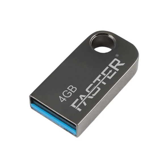 Faster 4 GB Mimi Serisi USB 3.0 Yüksek Hızlı Metal Flash Bellek ürün görseli
