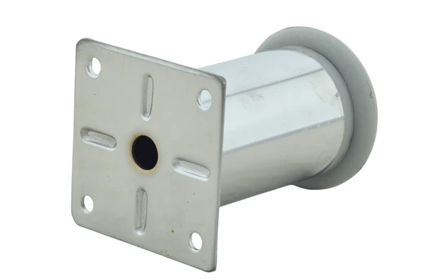 LUDIA Metal Ayarlanabilir 4 Adet Mobilya Ayağı Metal Tablalı 6cm - Resim 4