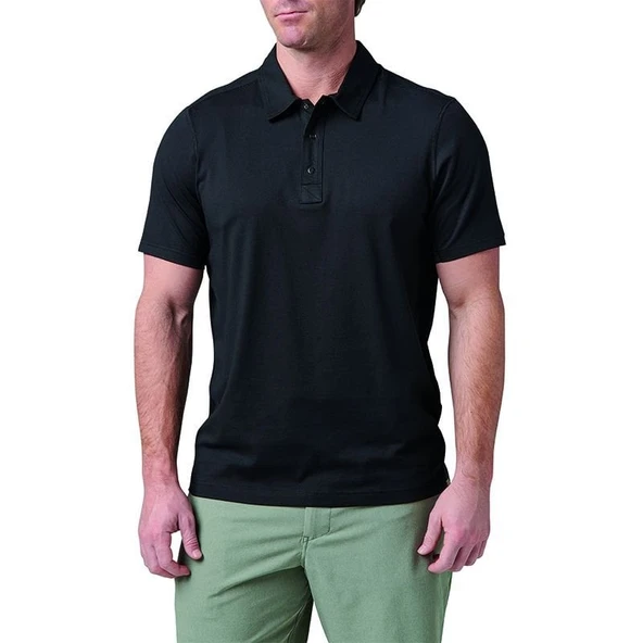 5.11 ARCHER CREST S/S POLO SIYAH TISORT ürün görseli 1