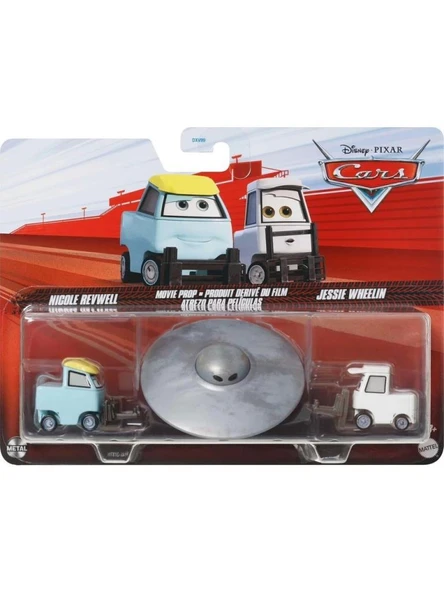 Disney Cars Ikili Karakter Araçlar Nicole Revwel Jessie Wheelin DXV99 / HTX15 ürün görseli 1