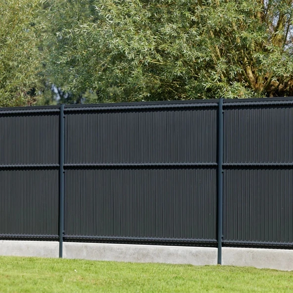 Bahçe Çiti İçin Özel Koruma Kapatma PVC Çit Kaplama 203x250 cm - Resim 5