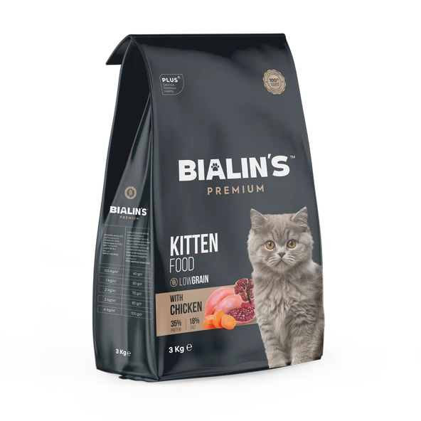 Bialins Premium Yavru Kedi Tavuklu 3kg ürün görseli