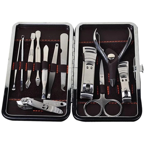 Özel Çantasında Profesyonel Manikür Pedikür Seti (12 Parça) ürün görseli 1