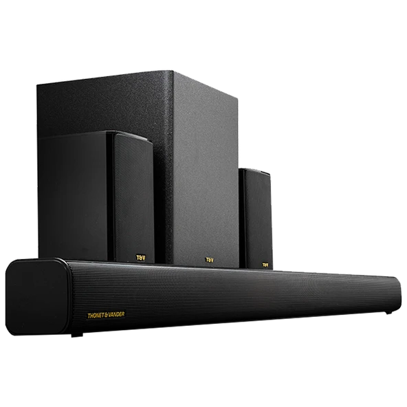 Thonet & Vander Rein Bluetooh HDMI Uzaktan Kumandalı 200W RMS 5.1 Subwoofer+Soundbar HK096-03618 ürün görseli 1