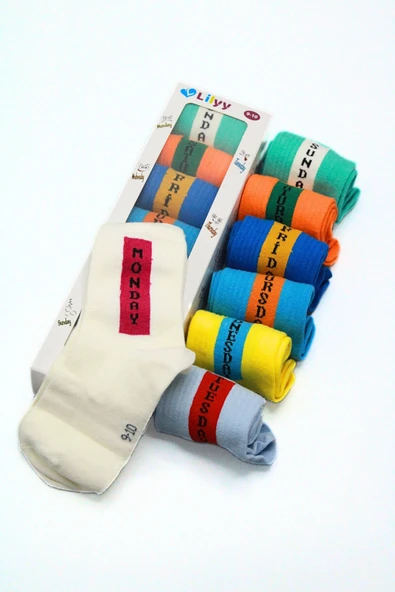 7 Li Emoji Haftanın Yedi Günü Temalı ürün görseli 1