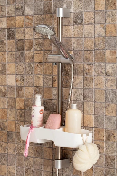 Prima Nova Beyaz Drippy Duş Sepeti - Beyaz - No Color - Resim 2