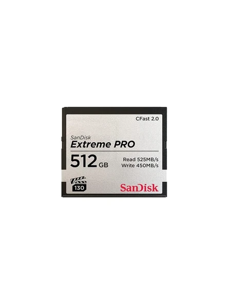 Extreme Pro Cfast 2.0 Hafıza Kartı, 512 GB - SDCFSP-512G-G46D ürün görseli 1
