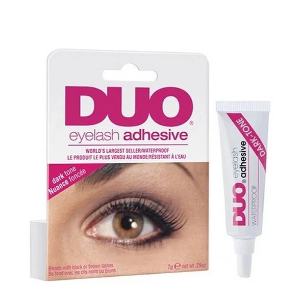 4 Parça Kirpik Seti Takma Kirpik Takımı 5li Kirpik Set Kirpik Kıvırıcı Kirpik Yapıştırıcı Rimel Maskara Fırçası - Resim 3