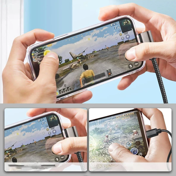 Daytona Vr-C Oculus Quest ile Uyumlu Vr5 Link Kablosu 5 M, 5gbps USB 3.2 Gen 1 Hızlı Veri Aktarımı, Hızlı Şarj Usb-C, Quest 2 Uyumlu (Type C To Type C) Kablo - Resim 6