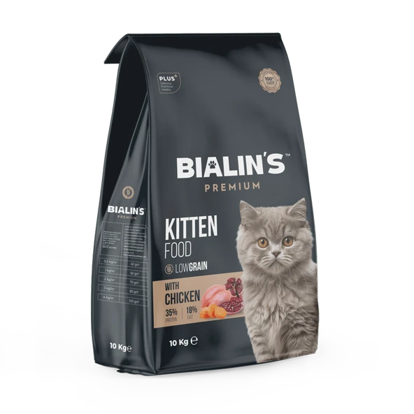 Bialins Premium Yavru Kedi Tavuklu 10kg ürün görseli