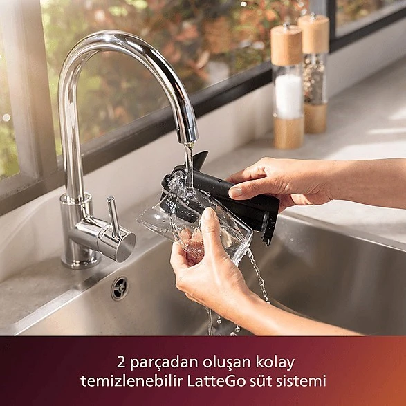 Philips EP5441/50 Tam Otomatik Espresso Makinesi Siyah - Resim 7