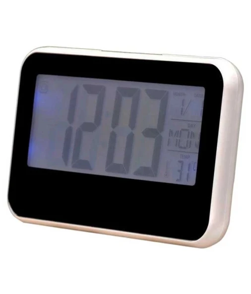 Sese Duyarlı Masa Saati Dijital Termometre Isı Sıcaklık Ölçer ürün görseli