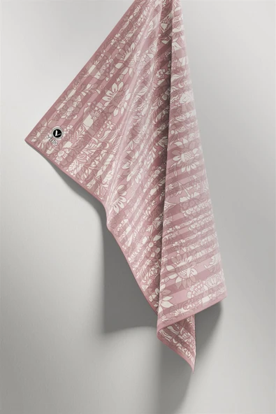 Twill Batik Şal Desenli Pudra Renkli 90x90 Eşarp (İpek İçermez) Kenar Dikiş Şekli El Dikişli - Resim 4