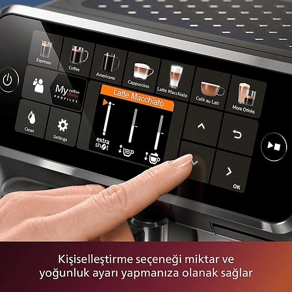 Philips EP5441/50 Tam Otomatik Espresso Makinesi Siyah - Resim 3