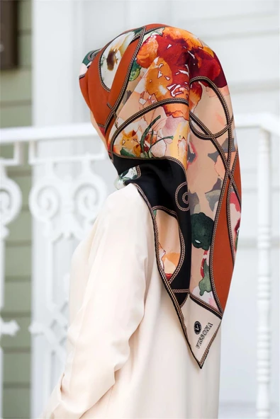 Twill İpek Eşarp - Resim 9