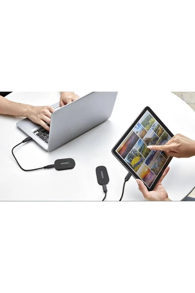 Kioxia Exceria Plus G2 LXD20K001TG8 USB 3.2 1 TB Taşınabilir SSD Teşhir - Resim 4