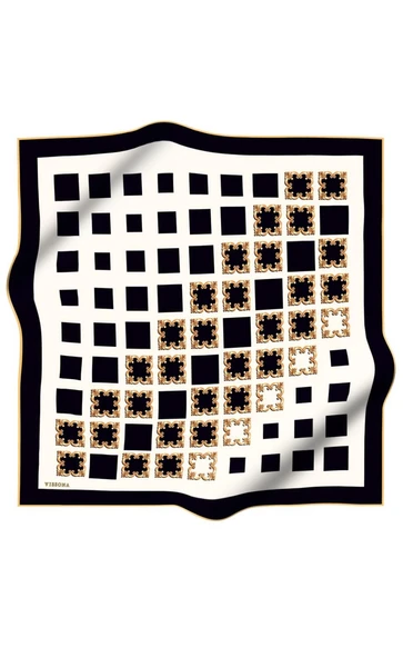 Twill İpek Eşarp - Resim 2