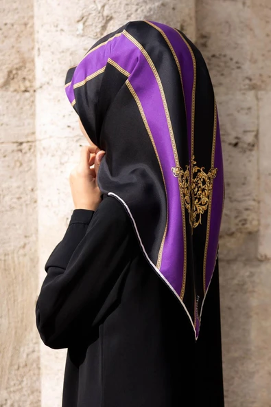 Twill İpek Eşarp - Resim 3