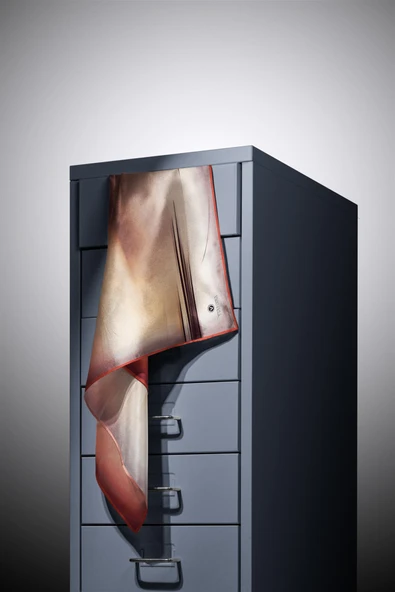 %100 Twill İpek Duman Desenli Hardal - Taba Renkli 90x90 Eşarp Dikim Şekli : El Dikişi - Resim 3