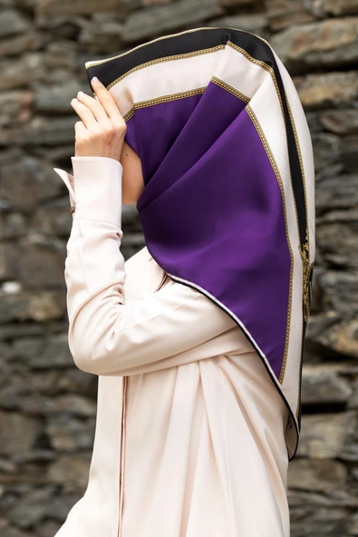 Twill İpek Eşarp - Resim 6