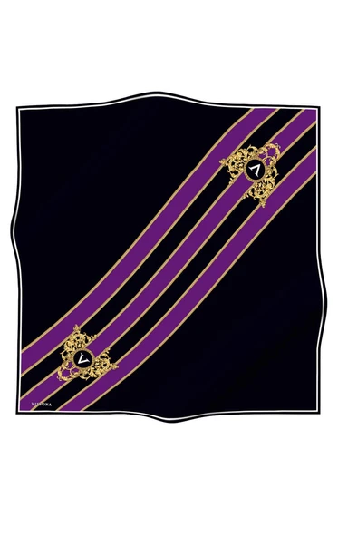 Twill İpek Eşarp - Resim 4