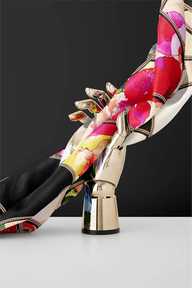 Twill İpek Eşarp - Resim 3