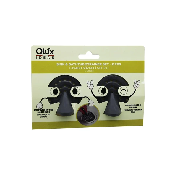 QLUX L-00962 2PCS LAVABO SÜZGEÇ SET (5314) ürün görseli 1