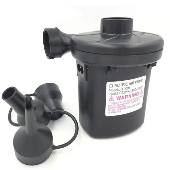 Elektrikli Hava Pompası Şişme Yatak - Lastik - Vakumlu Poşet Hava Kompresörü - Resim 4