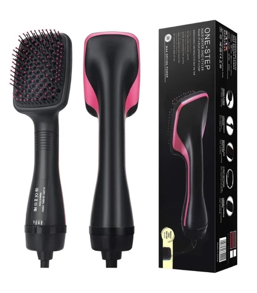 Elektrikli Hava Üflemeli 2 İn 1 Saç Düzleştirici Fön Tarağı - Resim 4