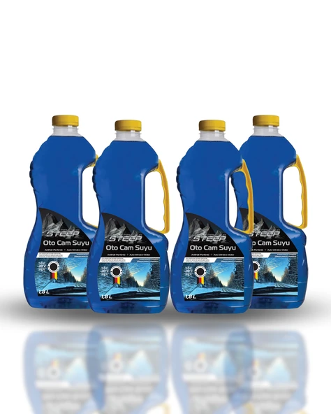 STEEP Oto Cam Suyu -20 Derece Antifriz İçerikli 1.8 Lt 4 Adet ürün görseli 1