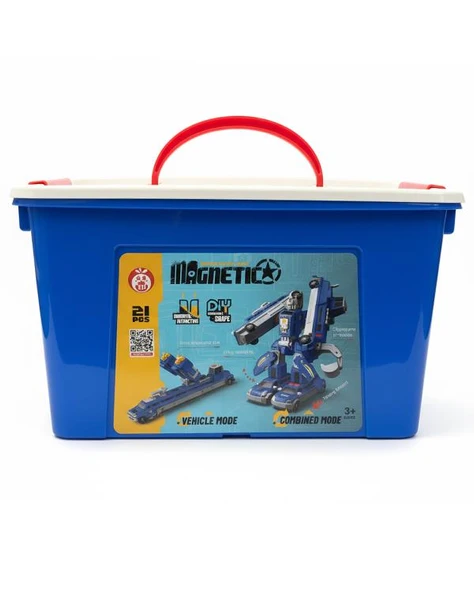 Kızılkaya Mıknatıslı Transformers Polis Seti XH8690 ürün görseli 1