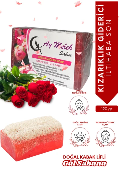 Sabun Doğal Kabak Lifli Gül Sabunu ürün görseli