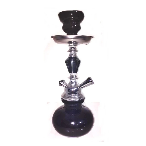Küçük Boy Nargile Takımı - Siyah - Resim 2