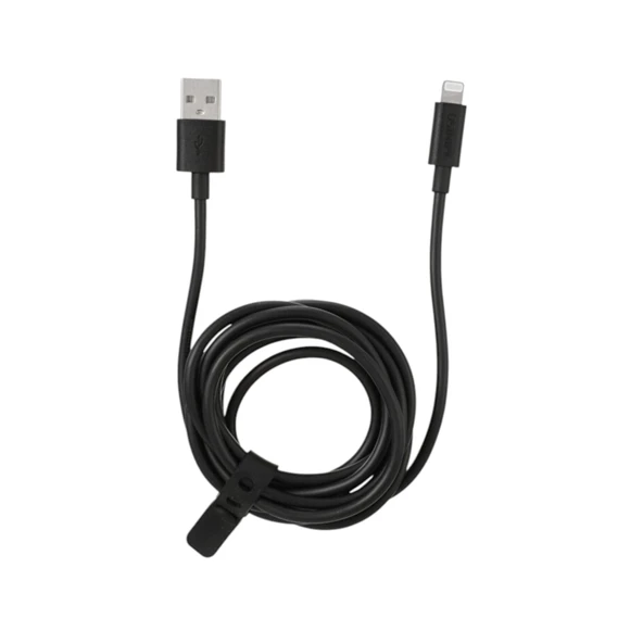 İphone Uyumlu Hızlı Şarj Ve Veri Kablosu 2m - Siyah - Resim 3