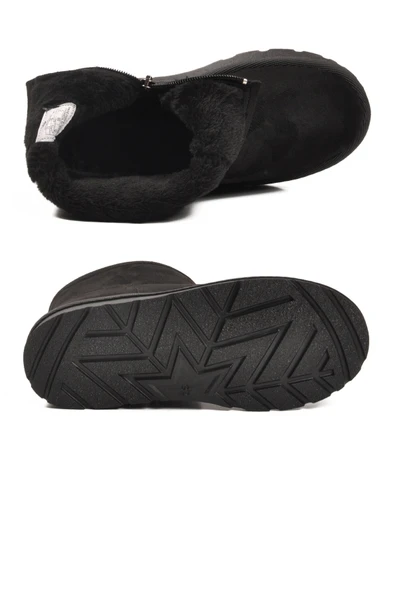 Pepino Siyah Süet İçi Kürklü Soğuğa Dirençli Kız Çocuk Bot 2096 F - Resim 5