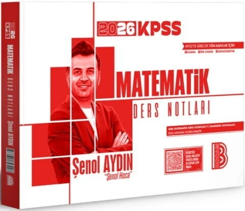 2026 KPSS Matematik Ders Notları Benim Hocam ürün görseli 1