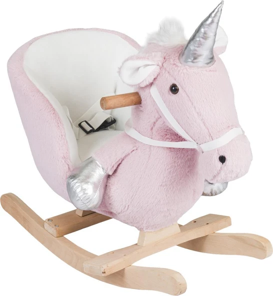 TommyBaby Egitici Peluş Sallanan At Ahsap Sallanan At UNİCORN ürün görseli 1