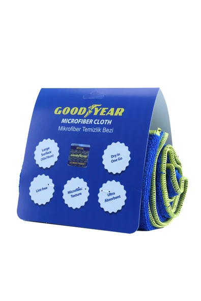 GOODYEAR MİKROFİBER BEZ MAVİ - Resim 10