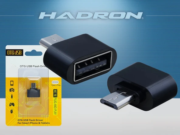 Otg Micro Kutulu Hadron HD4456K Siyah ürün görseli 1