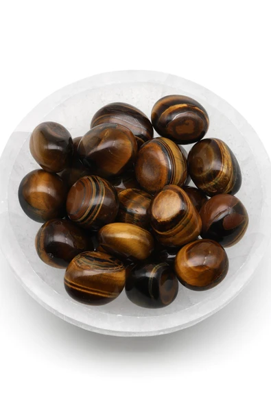 Kaplan Gözü Doğal Taş Tamburlanmış Parça - Tımbıl ürün görseli 1