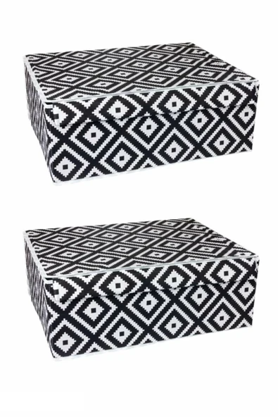 Baza Altı Boy Çok Amaçlı Düzenleyici Kutu Organizer Cırt Cırtlı Hurç 19cm X 40cm X 50cm (10 Adet) - Resim 4