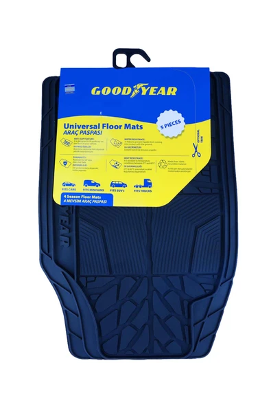 Goodyear Pro Universal Oto Paspas Seti – Tam Koruma, Şık Tasarım - Resim 1