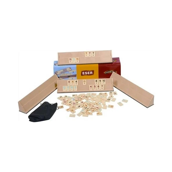 Yetişkin Büyük Boy Plastik Okey Takımı - Resim 3