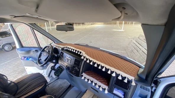 FORD TRANSİT 2007/2012 arası TORPİDO Örtüsü taba renk ürün görseli 1