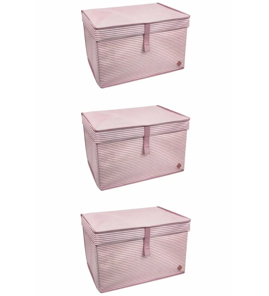 Çok Amaçlı Düzenleyici Kutu Organizer Cırt Cırtlı Hurç Mega Plus Boy 40cm X 30cm X 70cm (5 Adet) - Resim 2