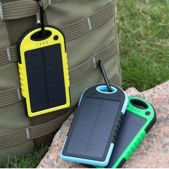Güneş Enerjili Solar Powerbank 10000 Mah ürün görseli 1